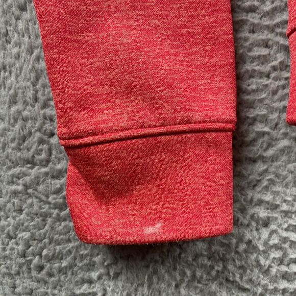 Adidas Hoodie Sweatshirt Womens Medium 12 14 Red Pullover Hooded Athletic EUC - Picture 2 of 12